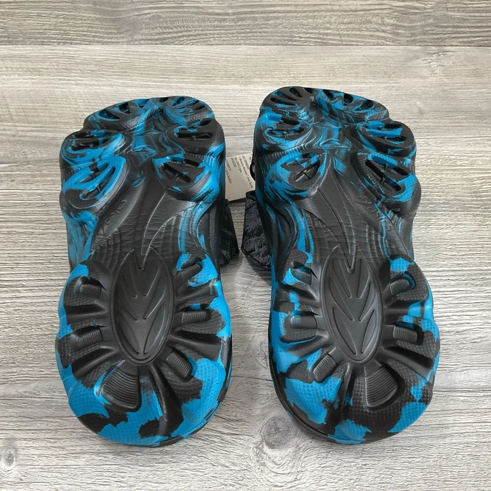 Asics Men's Lyashi Stability P210Y Electric Blue Sandals Size 7 US NEW